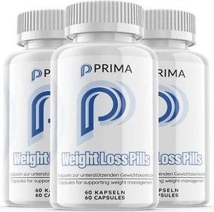 (3- Pack) Prima Diet Pills, Weight Loss, Fat Burner, Metabolism Supplement - Picture 1 of 3