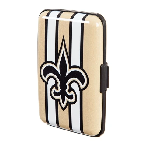 New Orleans Saints Hard Case Wallet Card Holder - Authentic NFL Product Cover