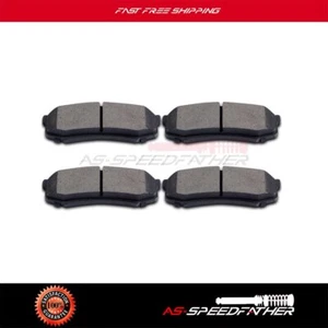 Rear Ceramic Brake Pads For Toyota Sequoia 2010-17 Lexus GX460 4PCS Premium - Picture 1 of 5