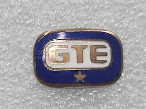 Vintage GTE Emblem 10K Gold Filled General Telephone 10 Year Service Award Pin - Picture 1 of 10
