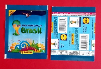 PANINI SEALED PACK WORLD CUP BRASIL 2014 LIDL FOR FREE! POCHETTE BUSTINA SOBRE  - Imagen 1 de 3