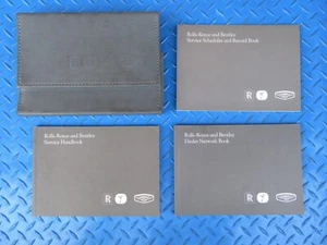 Rolls Royce Bentley service schedules dealer network handbooks pouch #0100 - Picture 1 of 8