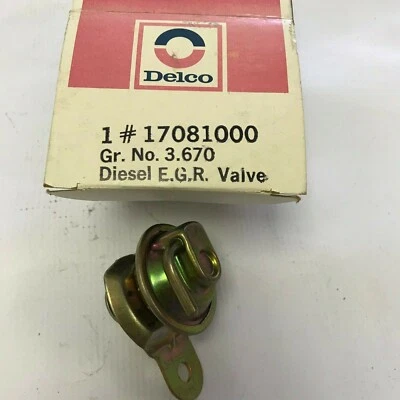Válvula ACDelco 17081000 EGR 81 Buick Cadillac Chevrolet Pontiac 350 5,7 L diésel  Foto 1 de 4