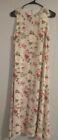 Vintage Evan Picone 100 Percent Silk Fully Lined Floral Sleeveless Maxi Dress...