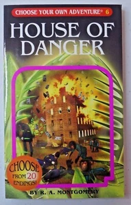 HOUSE OF DANGER Choose Your Own Adventure #6 R.A. Montgomery Paperback Book A582 - Bild 1 von 5