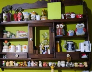 bacheca legno artigianale noce scuro. - Foto 1 di 1