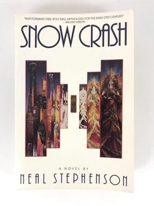 Snow Crash by Neal Stephenson 1st edition/first print trade paperback 1992 Good+ - Imagen 1 de 10