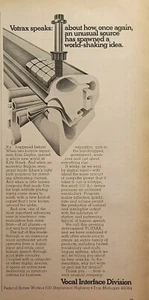 Votrax Troy MI Electronic Digital Voice Speech Synthesizer Vintage Print Ad 1975 - Picture 1 of 4
