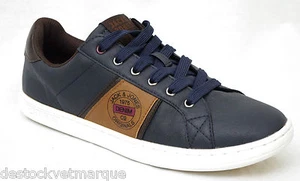 Jack & Jones Zapatillas Hombre JJ Brooklyn Patch Sneakers Azul Marino Talla 41 - Picture 1 of 6