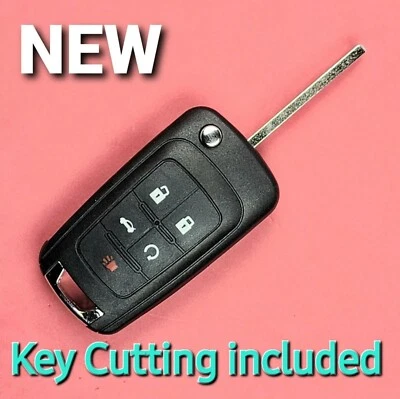 Replacement for Chevrolet Remote Key 5B - KR55WK50073 - Key Cutting Included - Image 1 of 3