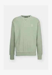 BELSTAFF MINERAL OUTLINER CREW NECK SWEATSHIRT ECHO GREEN XL RRP £175 BNWT - Picture 1 of 5