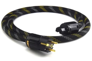 Cable de alimentación Hifi EUR 4N OFC cable de alimentación de cobre puro con conexión europea - Imagen 1 de 6