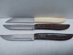 Lote de 3 cuchillos de cocina vintage QUIKUT lote mixto - Imagen 1 de 8