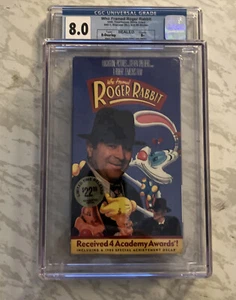 Who Framed Roger Rabbit (VHS) Original And CGC Graded! Sealed! 8. 0 SEALED! - Picture 1 of 4
