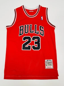 Michael Jordan Bulls Jersey #23 M Mitchell & Ness Red 1997-98 HWC NBA Authentic - Picture 1 of 4