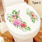 Gorgeous Flower Decals Home Decoration Floral Toilet Stickers Wall Mural