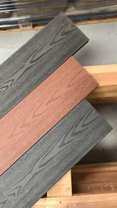 2.4m Composite WPC Decking Boards - Woodgrain Plastic Boards - £15.99 - Picture 1 of 12