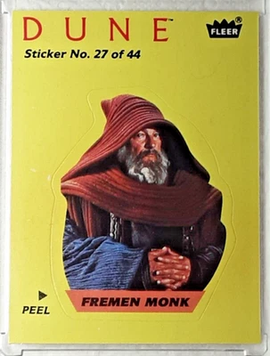 1984 DUNE MOVIE TRADING CARD STICKER 27 FREMEN MONK. - Image 1 of 3