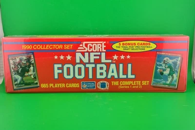 1 Case / 16 Sets - 1990 Score NFL Football Factory Sealed Sets of Series 1 & 2 - Image 1 of 3