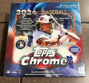 Tarjetas de béisbol 2024 Topps cromadas selladas mega caja de béisbol - Imagen 1 de 3