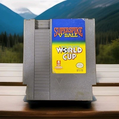 Super Spike V'Ball/World Cup Soccer (Nintendo Entertainment System, 1990) Tested - Image 1 of 3
