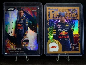 Topps Finest Formula 1 2024🏎Sergio Perez /75/74 Die Cut  Refractor 2 Card Lot🏁 - Bild 1 von 2