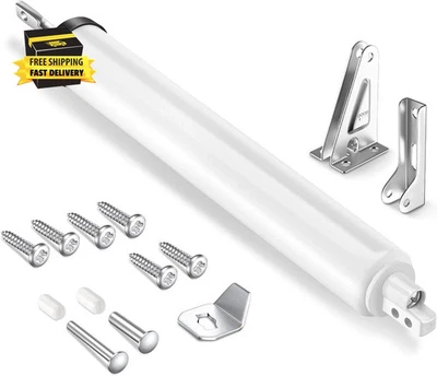 Storm Door Closer, Heavy Duty Pneumatic Screen Door Closer, Adjustable Closing S