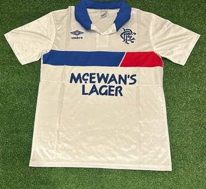 GLASGOW RANGERS 1984/87 RETRO AWAY SHIRT NEW WITH TAGS - Picture 1 of 3