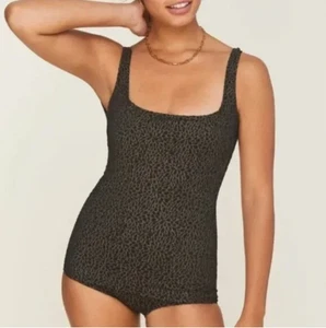 ANDIE SWIM x DEMI MOORE Marseille Einteiler Badeanzug S Schwarz Gold Neu mit Etikett - Bild 1 von 10