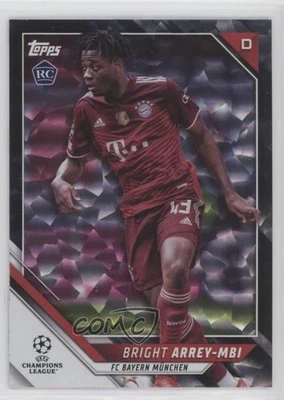 2021-22 Topps UCL Collection Black Icy Foil /10 Bright Arrey-Mbi #182 Rookie RC - Image 1 of 2