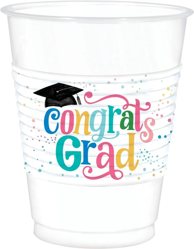 Follow Your Dreams High School Graduation Party 25 ct. 16 oz. Plastic Cups - Image 1 of 1