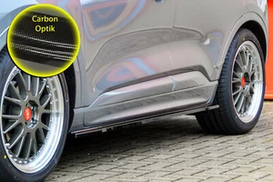 Seitenschweller Sideskirts aus ABS für Ford Kuga 3 DFK mit ST-Line Carbon Optik - Bild 1 von 3