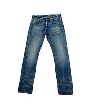 Indigofera Blue Washed Ripped Denim Pants
