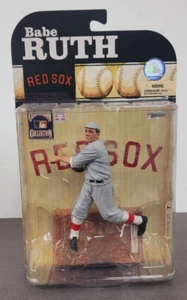 McFarlane MLB Cooperstown Collection Babe Ruth Red Sox graue Uniform - Bild 1 von 9