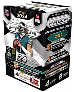 2024 Panini Prizm Football Hobby Blaster Box mit Orange Ice Prizms Factory Sealed - Bild 1 von 1