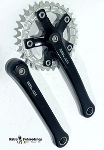Shimano Deore LX FC-M563 MTB Singlespeed Kurbelset BCD94 schwarz 32T BJ 1994 - Bild 1 von 12