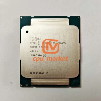 Intel Xeon E5-2660v3 SR1XR 2.6GHz 10 Cores 105W LGA2011-3 CPU Processor 2660 v3 - Image 1 of 2