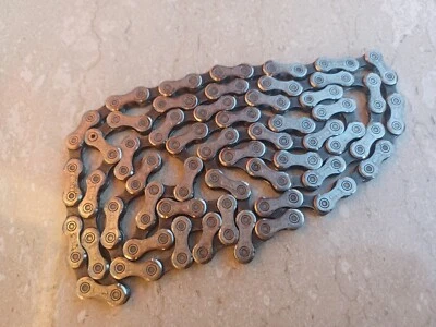 Maillots Campagnolo Record 10 vitesse chaîne 108 col blanc Cinelli - Photo 1/4