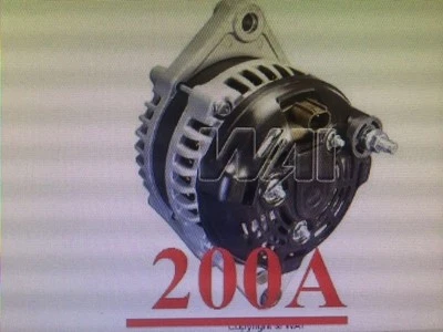 200 HIGH AMP HD ALTERNATOR 2005-2004 2003 Chrysler PT Cruiser With Turbo 2.4L - Imagem 1 de 3