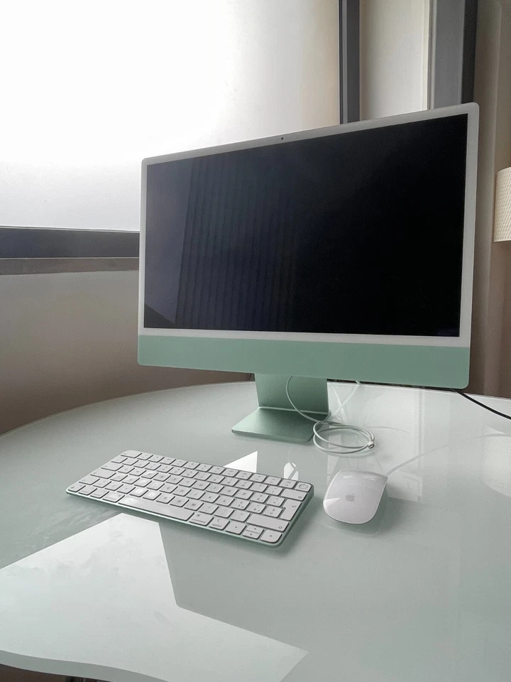 Apple iMac 24" M1 CPU 8 GPU 8, 8GB RAM, 512GB verde - Immagine 1 di 1