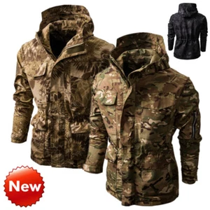 Men Camouflage Jacket Military Tactical Jacket M65 Windbreaker US Army Coats - Picture 1 of 14