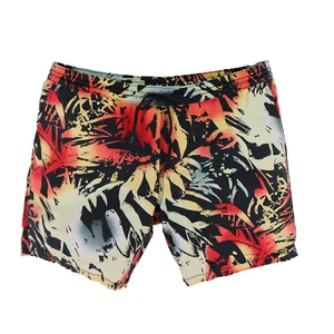 Mossimo Shorts Mens Size XL Multicolor Geometric 100% Cotton Pockets Drawstring - Picture 1 of 7