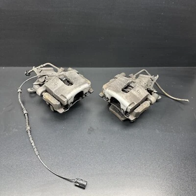 PAIR OEM Jaguar XJ X351 10-15 XK XF Rear Brake Caliper Left Right w/Cables - Image 1 of 4