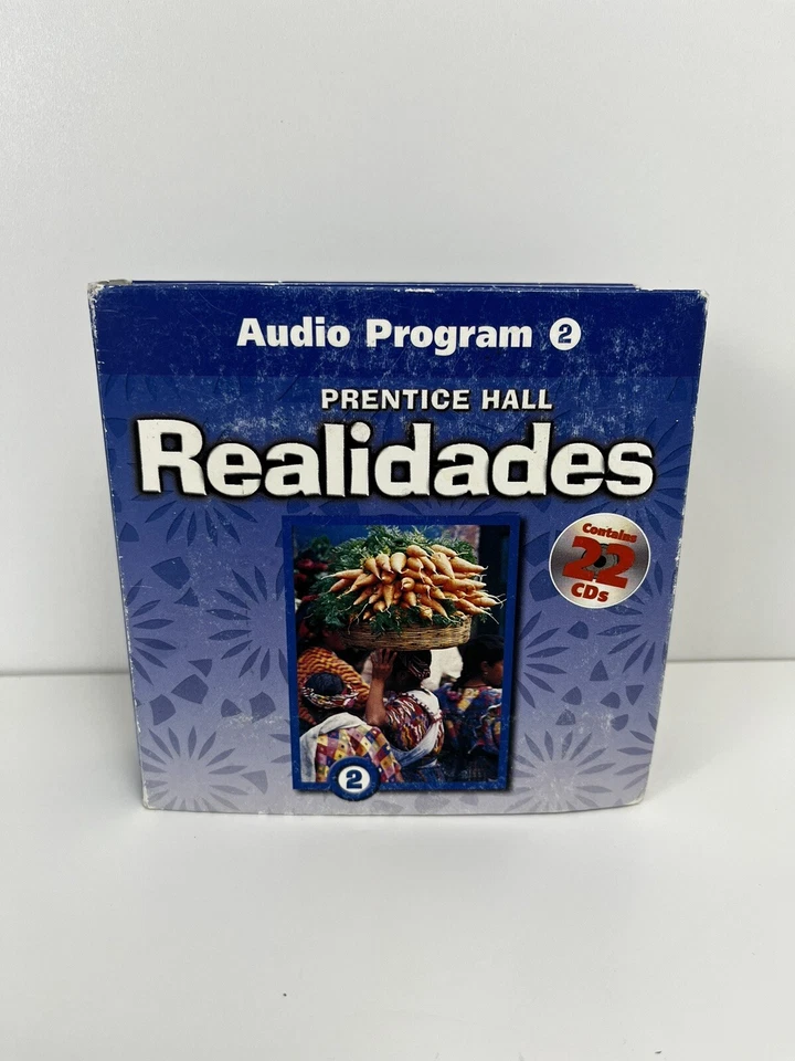 Prentice Hall Realidades Audio Program Number 2 - 22 CDs - Pearson - Spanish - Image 1 of 4