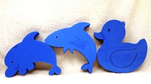 AQUAMENTOR Blue Fun Foam Swimming Pool Toys 3-Pack - Picture 1 of 7