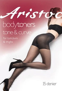 Aristoc Bodytoners Bum, Tum & Thigh Shaping Tights 15 Denier  Low Leg - Picture 1 of 7