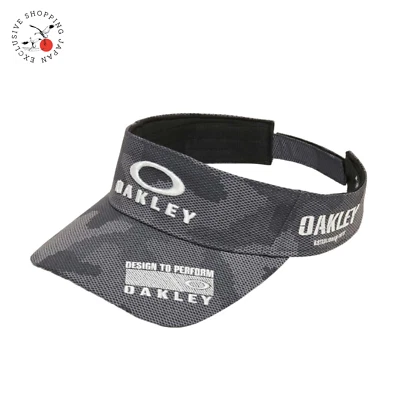 Oakley Golf Men's Fixed Visor Cap FA 24.0 Hat FOS901902 Adjustable Black Camo  - Image 1 of 4
