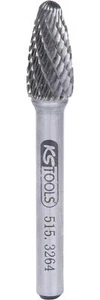 KS TOOLS HM Rundbogen-Frässtift Form F, 10mm - Zdjęcie 1 z 3