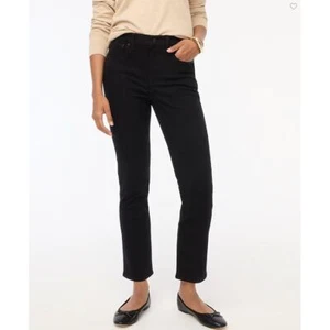 J. Crew schwarze Essential gerade Jeans in ganztägiger Stretch Größe 29 - Bild 1 von 10