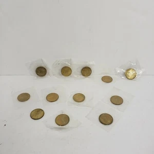 1999 Lot of 12 Sunoco Millennium Coin Series Tokens  - Picture 1 of 8